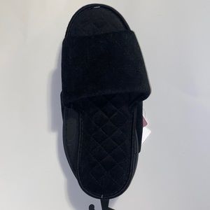 💜 Easy on/off Memory Foam Quilted One Band Wide Width Slippers size:9W-10W